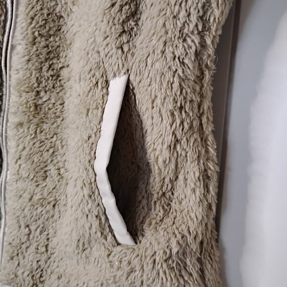 Patagonia Women's Beige ELKH Los Gatos Regular-Fit Sleeveless Fleece Vest Size M - Picture 4 of 8